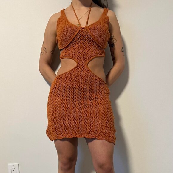 Brand New Milk It Orange Summer Dress - Picture 1 of 2